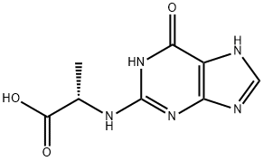 L-Alanine,  N-(6,7-dihydro-6-oxo-1H-purin-2-yl)-  (9CI)