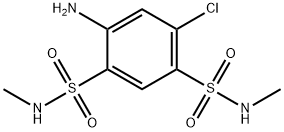 4-Amino-6-chloro-N,N'-dimethyl-1,3-benzenedisulfonamide