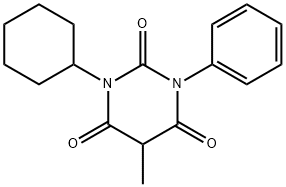 1-Cyclohexyl-5-methyl-3-phenylbarbituric acid