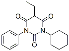 1-Cyclohexyl-5-ethyl-3-phenylbarbituric acid