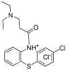 2-chloro-10-[3-(diethylamino)propionyl]-10H-phenothiazinium chloride