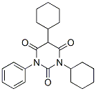 1,5-Dicyclohexyl-3-phenylbarbituric acid