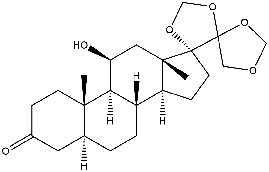 21-Di[methylenebis(oxy)] 5α-Dihydrocortisol