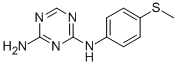s-Triazine, 2-amino-4-(p-(methylthio)anilino)-