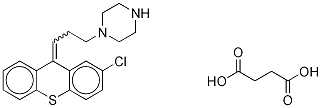 1-[3-(2-Chlorothioxanthen-9-ylidene)propyl]piperazine Succinate