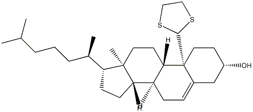19,19-Ethylenedithio-3β-hydroxycholesta-5-ene