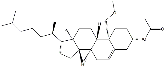19-Methoxycholest-5-en-3β-ol acetate