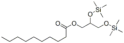 Decanoic acid 2,3-bis[(trimethylsilyl)oxy]propyl ester