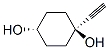1,4-Cyclohexanediol, 1-ethynyl-, trans- (8CI,9CI)
