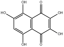 2,3,5,6,8-Pentahydroxy-1,4-naphthoquinone