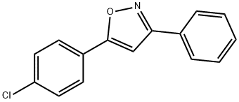 Isoxazole, 5-(4-chlorophenyl)-3-phenyl-