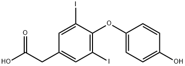 4-(4-羟基苯氧基)-3,5-二碘-苯基-乙酸
