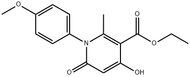 1,6-Dihydro-4-hydroxy-1-(4-methoxyphenyl)-2-methyl-6-(oxo)nicotinic acid ethyl ester