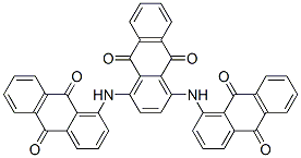 1,4-bis[(9,10-dihydro-9,10-dioxo-1-anthryl)amino]anthraquinone