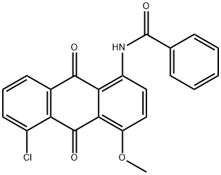 N-(5-chloro-4-methoxy-9,10-dioxo-9,10-dihydroanthracen-1-yl)benzamide