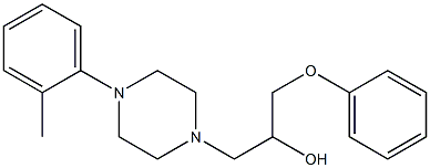 4-(2-Methylphenyl)-α-(phenoxymethyl)-1-piperazineethanol