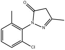 2-(2-chloro-6-methylphenyl)-2,4-dihydro-5-methyl-3H-pyrazol-3-one