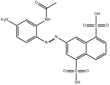 3-[[2-(乙酰氨基)-4-氨基苯基]偶氮]萘-1,5-二SULPHONIC 酸