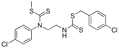 1-[(4-chlorophenyl)methylsulfanyl]-N-[2-[(4-chlorophenyl)methylsulfany lcarbothioylamino]ethyl]methanethioamide