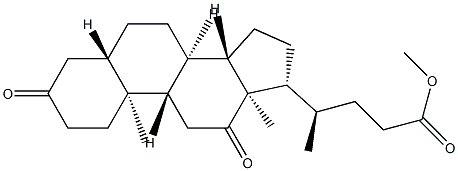 3,12-Dioxo-5α-cholan-24-oic acid methyl ester