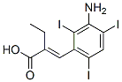2-[(3-Amino-2,4,6-triiodophenyl)methylene]butanoic acid