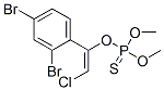 Thiophosphoric acid O-[2-chloro-1-(2,4-dibromophenyl)ethenyl]O,O-dimethyl ester