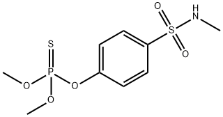 Thiophosphoric acid O,O-dimethyl O-[4-[(methylamino)sulfonyl]phenyl] ester