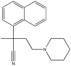 α-Methyl-α-(2-piperidinoethyl)-1-naphthaleneacetonitrile