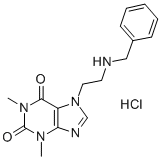 7-[2-(benzylamino)ethyl]-3,7-dihydro-1,3-dimethyl-1H-purine-2,6-dione monohydrochloride
