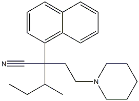 α-(1-Methylpropyl)-α-(2-piperidinoethyl)-1-naphthaleneacetonitrile