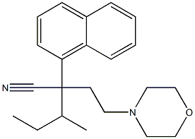 α-(1-Methylpropyl)-α-(2-morpholinoethyl)-1-naphthaleneacetonitrile