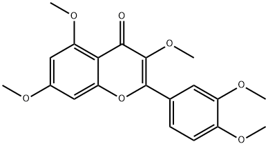 栎精-3,5,7,3',4'-五甲醚