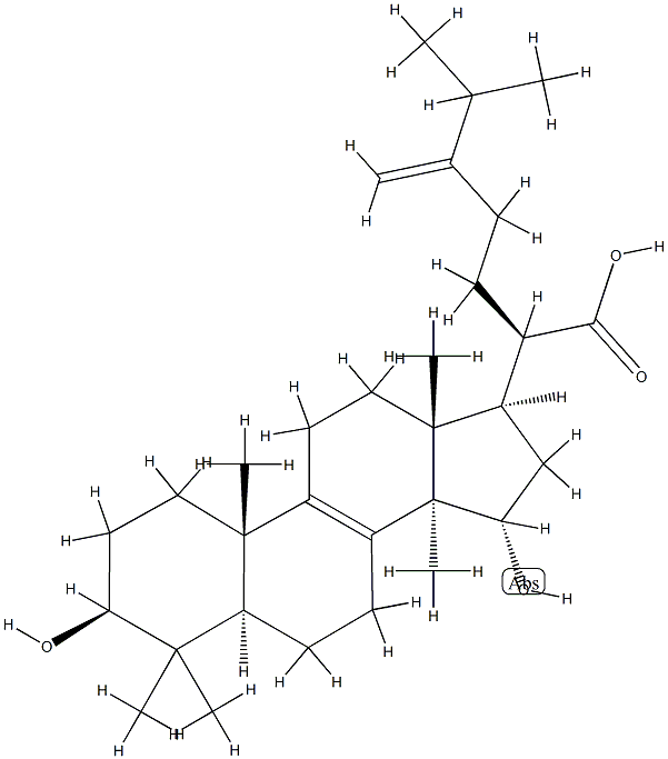 3β,15α-Dihydroxy-24-methylene-5α-lanosta-8-ene-21-oic acid
