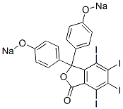 3,3-Bis(4-sodiooxyphenyl)-4,5,6,7-tetraiodo-1(3H)-isobenzofuranone
