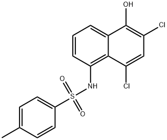N-(2,4-Dichloro-1-hydroxy-5-naphtyl)-p-toluenesulfonamide