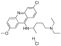 N4-(6-chloro-2-methoxyacridin-9-yl)-N1,N1-diethylpentane-1,4-diamine hydrochloride