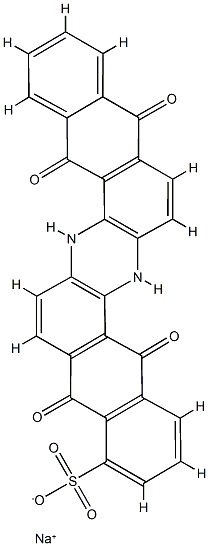 5,6,9,14,15,18-六氢-5,9,14,18-四氧化二蒽并[1.2.-1'.2']哒嗪磺酸钠
