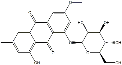 大黄素甲醚-1-O-Β-D-葡萄糖苷