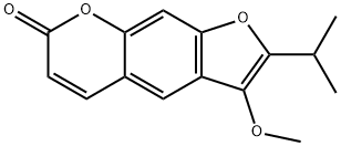 7H-Furo3,2-g1benzopyran-7-one, 3-methoxy-2-(1-methylethyl)-