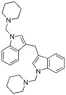 3,3'-Methylenebis[1-(1-piperidinylmethyl)-1H-indole]