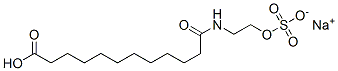 sodium hydrogen N-[2-(sulphonatooxy)ethyl]lauramidate