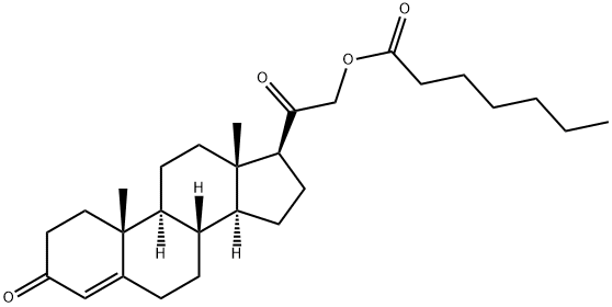 21-hydroxypregn-4-ene-3,20-dione 21-heptanoate