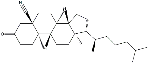 3-Oxo-5α-cholestane-5-carbonitrile