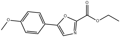 ETHYL 5-(4-METHOXYPHENYL)-1,3-OXAZOLE-2-CARBOXYLATE