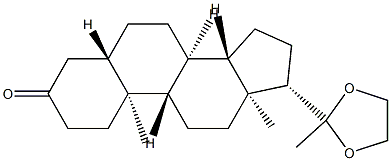 (5α)-Pregnane-3,20-dione Cyclic 20-(1,2-Ethanediyl Acetal)