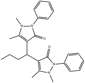 4,4'-Butylidenebis[1,2-dihydro-1,5-dimethyl-2-phenyl-3H-pyrazol-3-one]