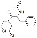 2-acetamido-N,N-bis(2-chloroethyl)-3-phenyl-propanamide