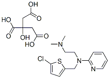 N-[(5-chloro-2-thienyl)methyl]-N',N'-dimethyl-N-2-pyridylethylenediamine 2-hydroxy-1,2,3-propanetricarboxylate