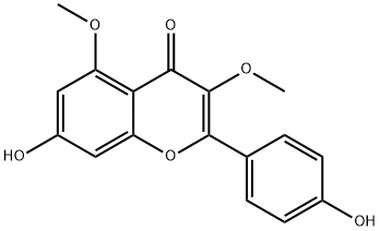 4H-1-Benzopyran-4-one, 7-hydroxy-2-(4-hydroxyphenyl)-3,5-dimethoxy-
