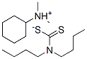 cyclohexyldimethylammonium dibutyldithiocarbamate